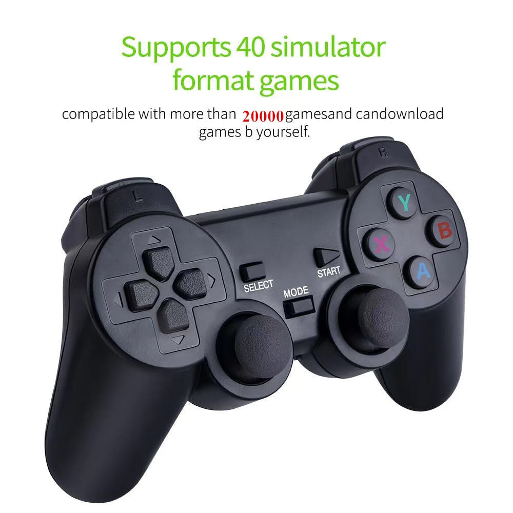 Video Game Console Double Wireless Controller